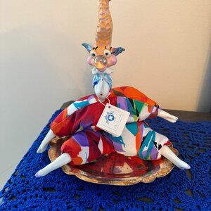 Poupee' Millet Whimsical Handmade Doll with Headdress